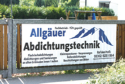 Allgäuer Abdichtungstechnik, Banner